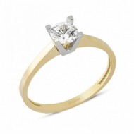 14 AYAR ALTIN TEKTAŞ YÜZÜK